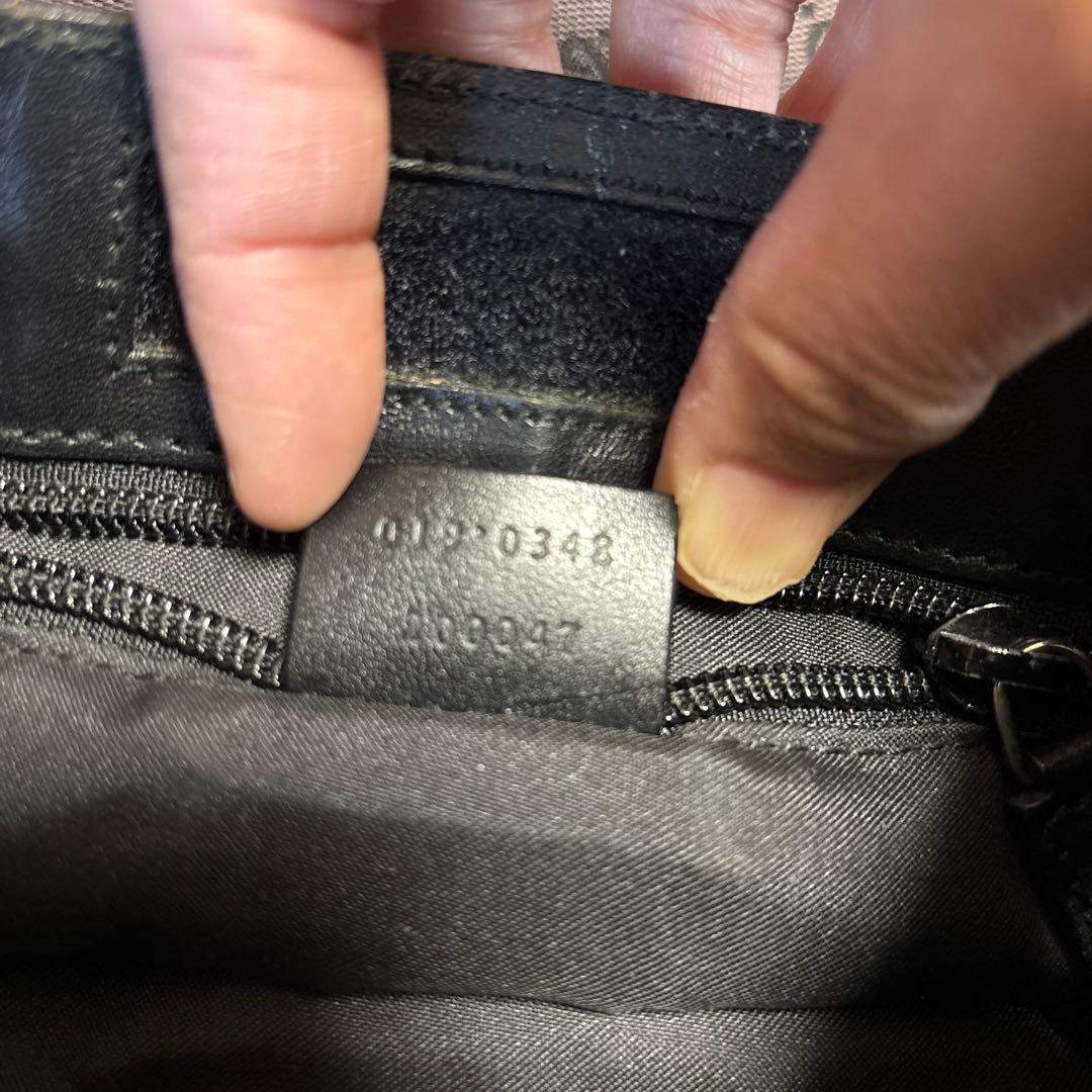 t*n様 Gucci GGパターン ショルダーバッグ ブラック