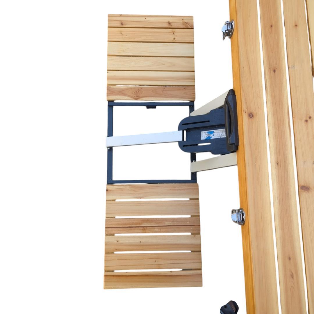 ウッドテーブル 椅子 一体型 テーブルセット 折りたたみ式 キャンプ 椅子4脚付