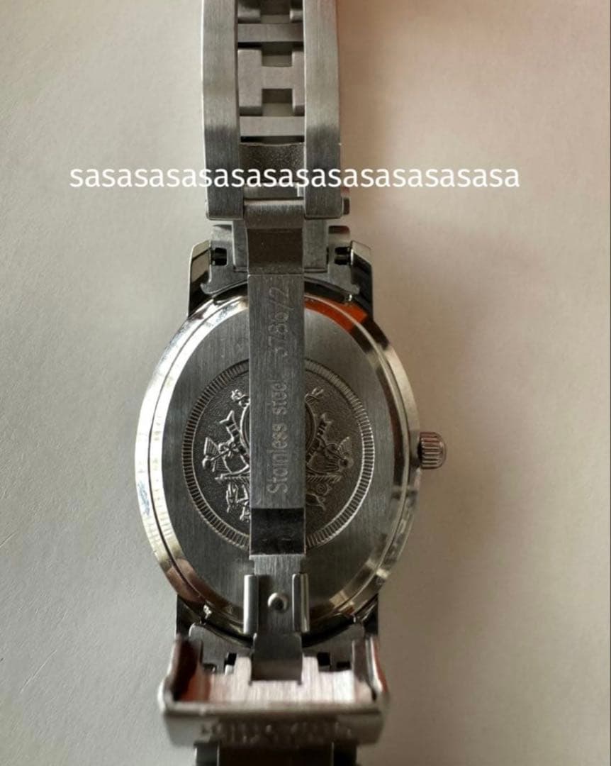 HERMES エルメス 時計 クリッパー オーバル