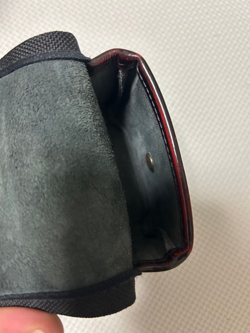 レ*ド様 ニックスガラス革小物ポーチ