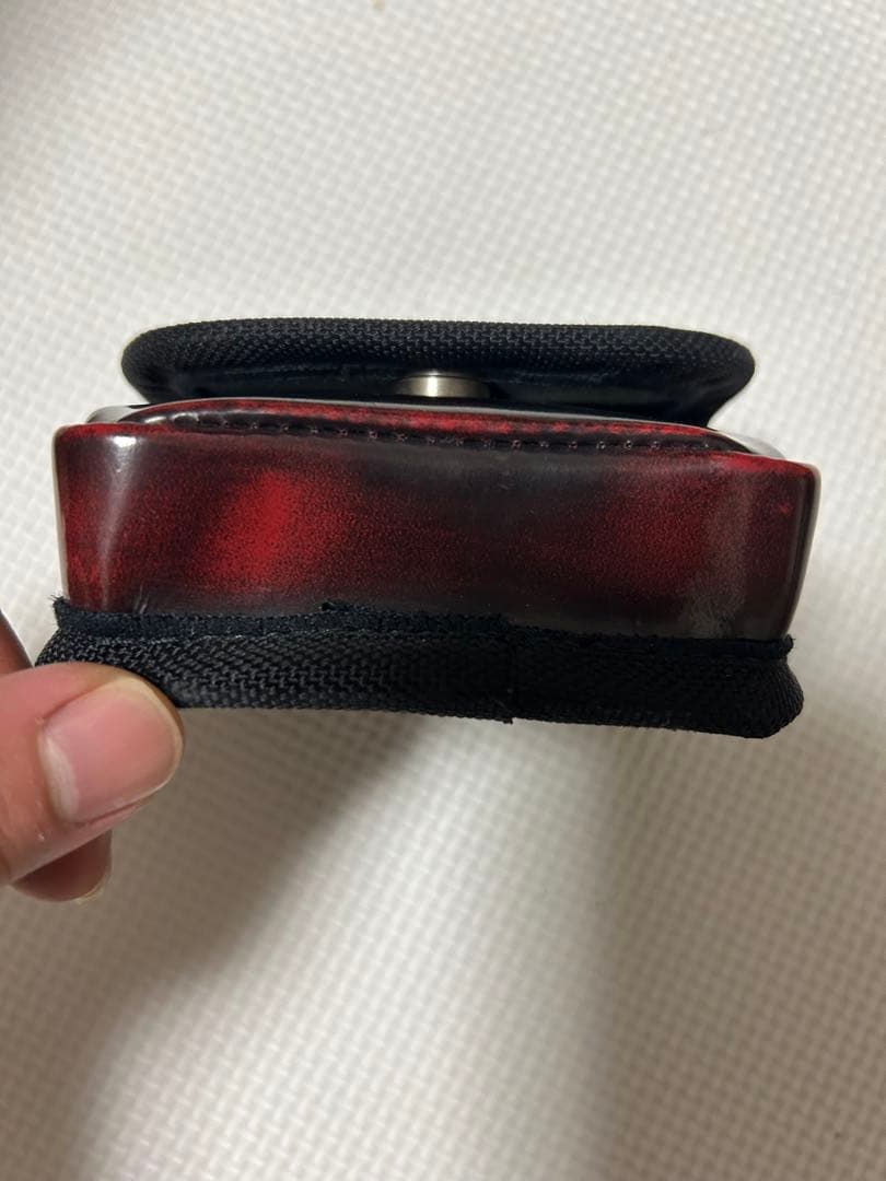 レ*ド様 ニックスガラス革小物ポーチ