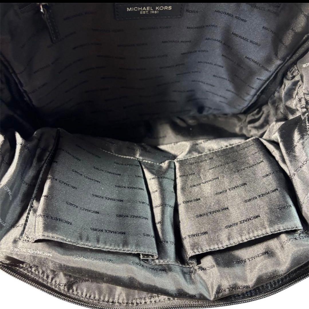 【美品】MICHAEL KORS メンズ カモフラ柄 迷彩 ナイロン リュック