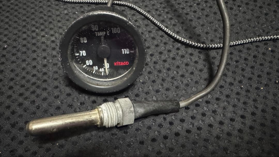 キタコ アナログ水温計 当時物