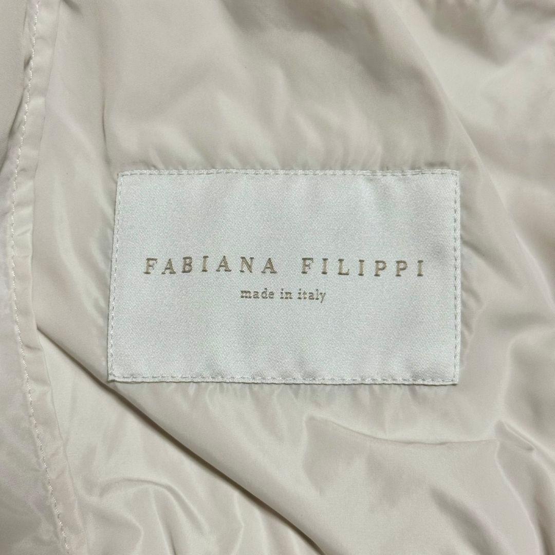 美品 ファビアフィリッピ 近年モデル モニーレ ナイロンパーカー フード