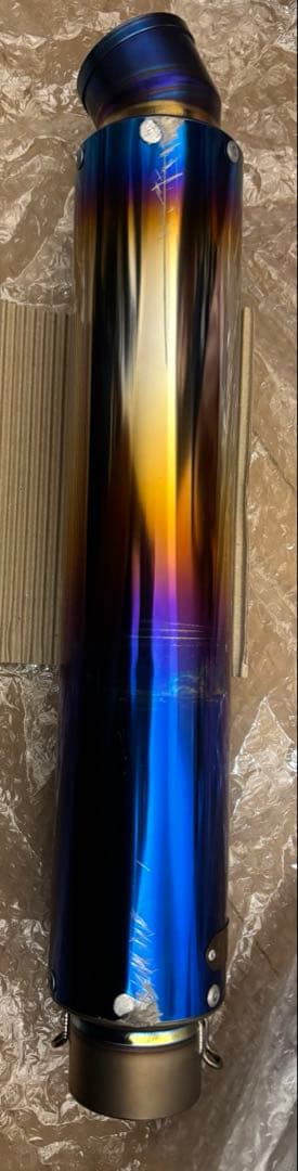 し*う様 Maverick マフラー ブルー 取り付けキット付き