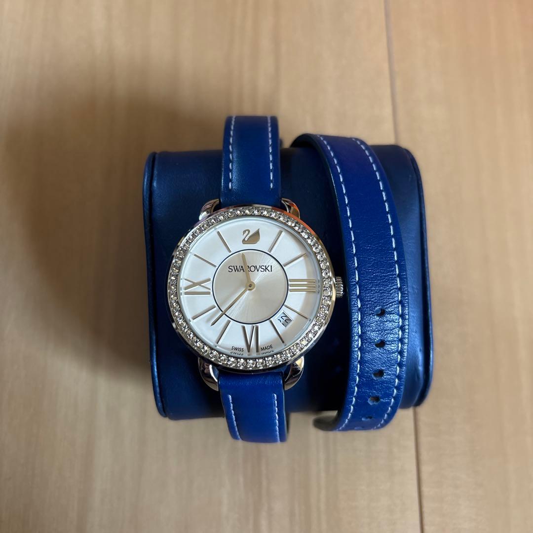 Swarovski スワロフスキー 腕時計 2重ベルト