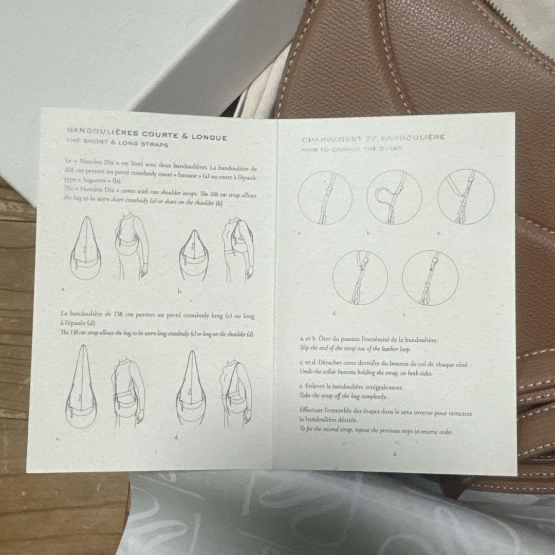 パリ本店購入 polene ポレーヌ バッグ Numero Dix キャメル