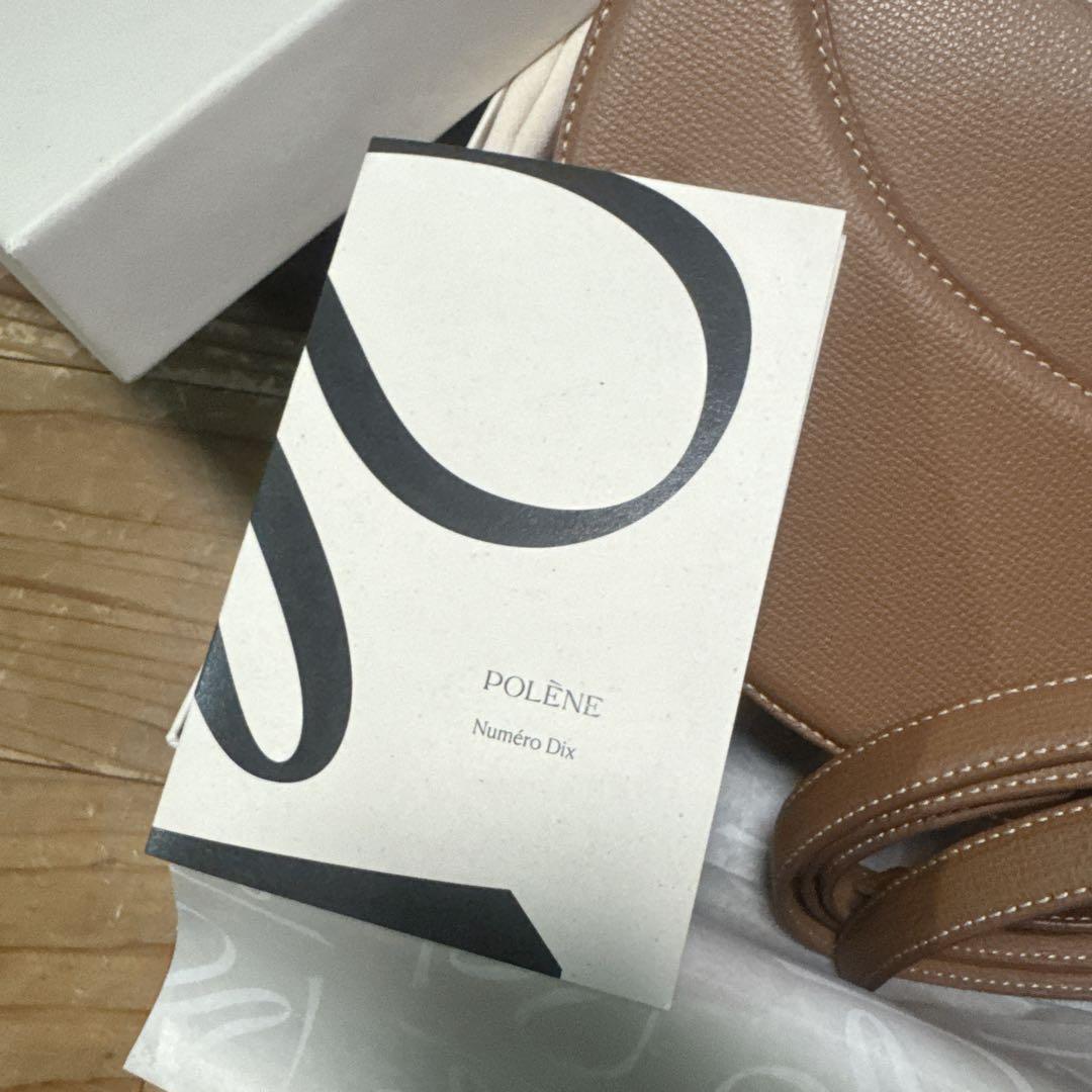 パリ本店購入 polene ポレーヌ バッグ Numero Dix キャメル
