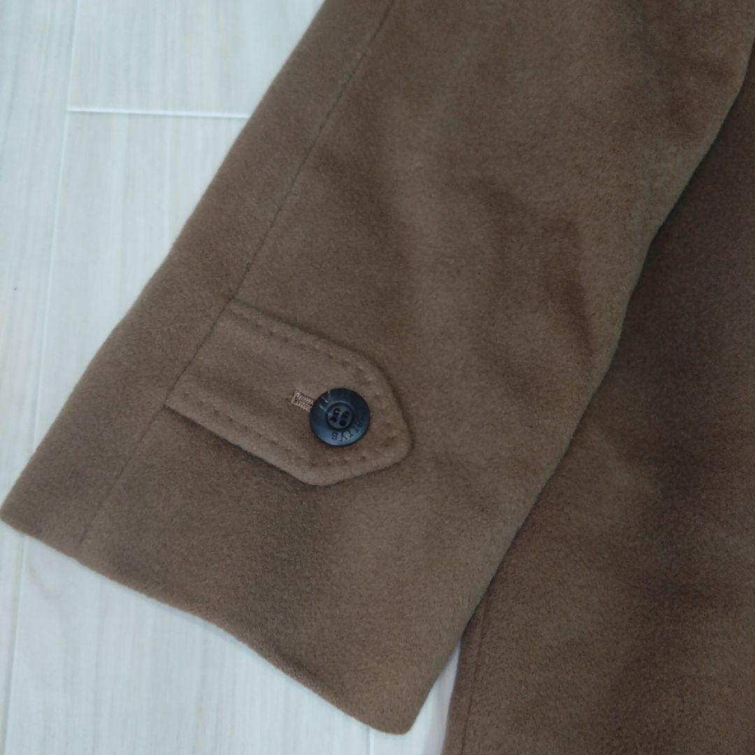 希少 高級バーバリー ロングコート カシミヤ混 レディース 　7