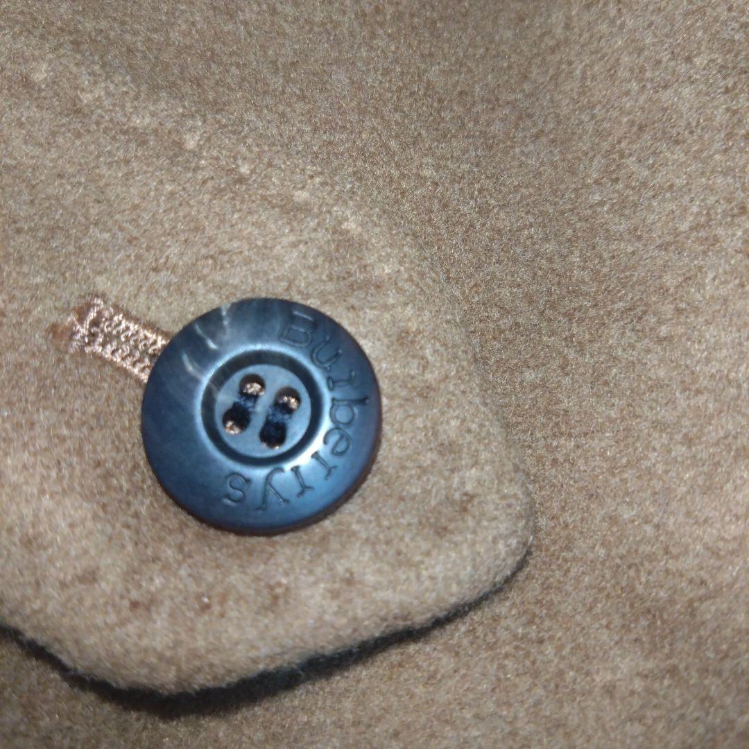 希少 高級バーバリー ロングコート カシミヤ混 レディース 　7