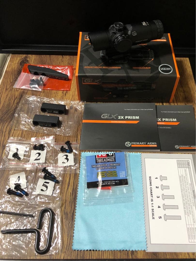 実物　Primary Arms GLx 2X Prism with ACSS