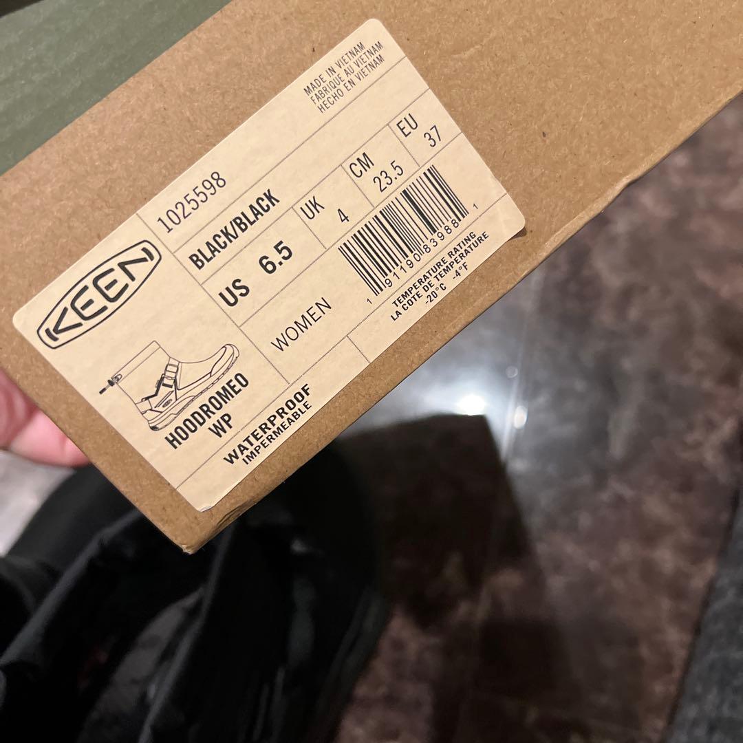 ウィメンズ フッドロメオ ウォータープルーフ 防水ウインターブーツ23.5