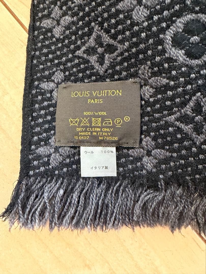 ヴィトンマフラー　美品　ウール　LOUIS VUITTON