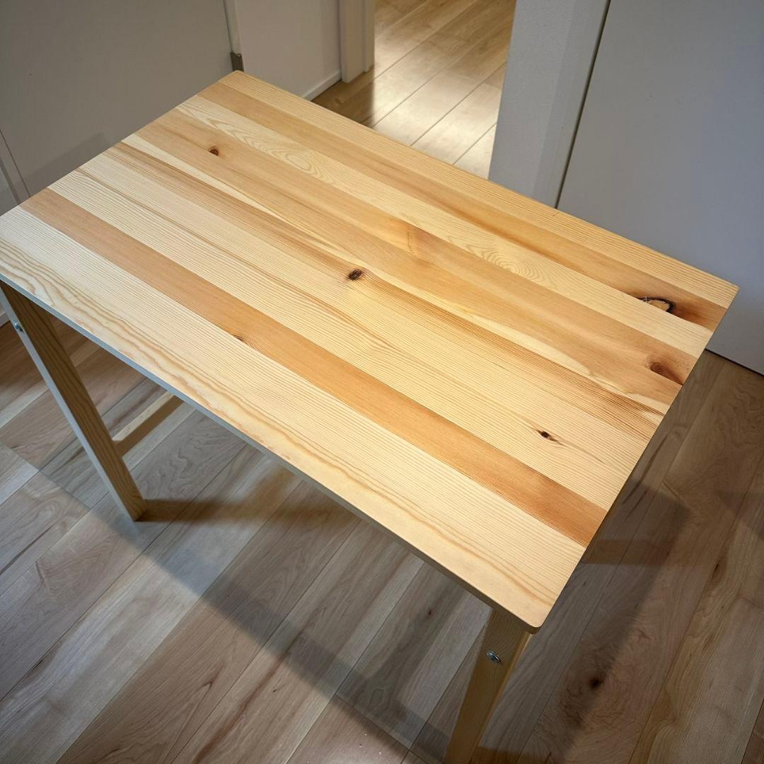 MUJI 無印良品 パイン材 折りたたみテーブル 机　デスク2台セット