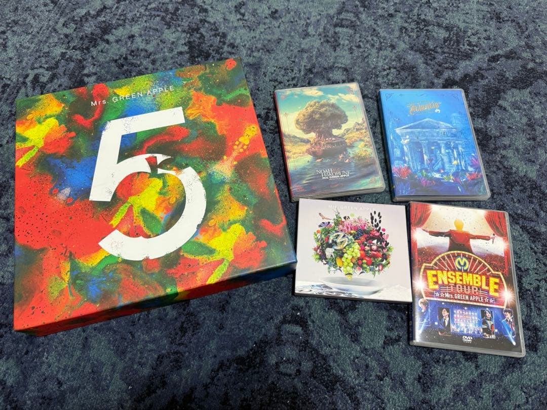 【抜けアリ】Mrs. GREEN APPLE 5 完全生産限定 DVDセット