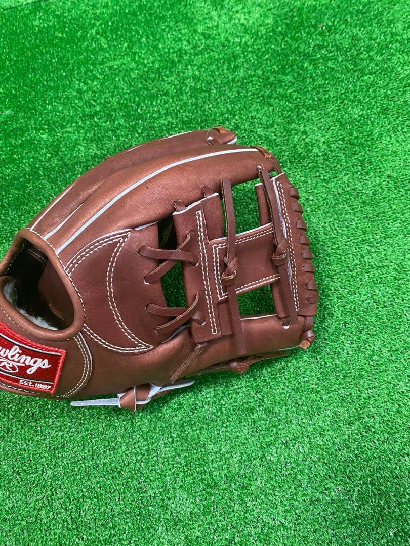 【新品】 Rawlings 硬式グローブ ブラウン