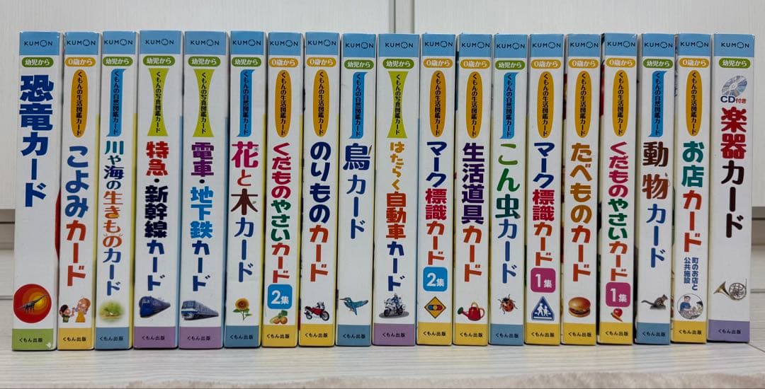 [美品] 公文図鑑カードシリーズ 19種セット