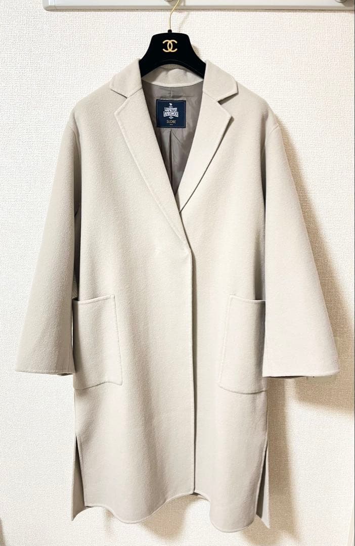 ★美品★スローブイエナ　HAMILTONダブルフェイスロングチェスターコート