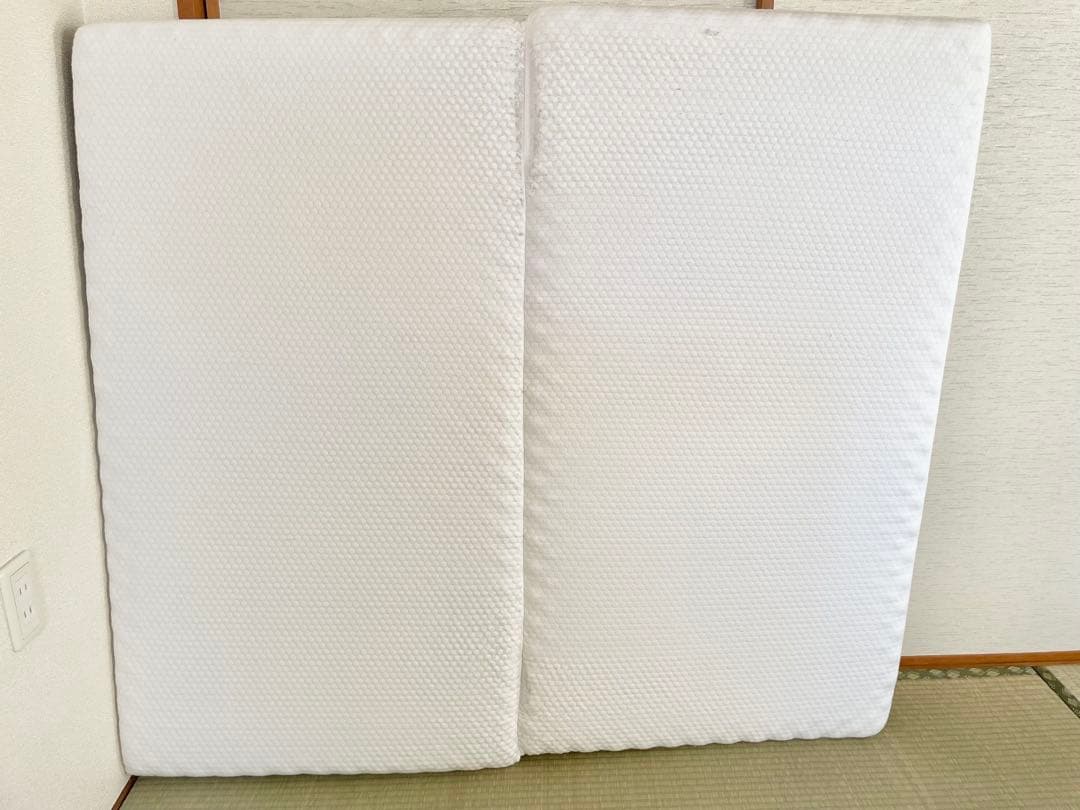 快眠タイムズ エコラテエリート 10cm三つ折りマットレスセミダブル 折りたたみ