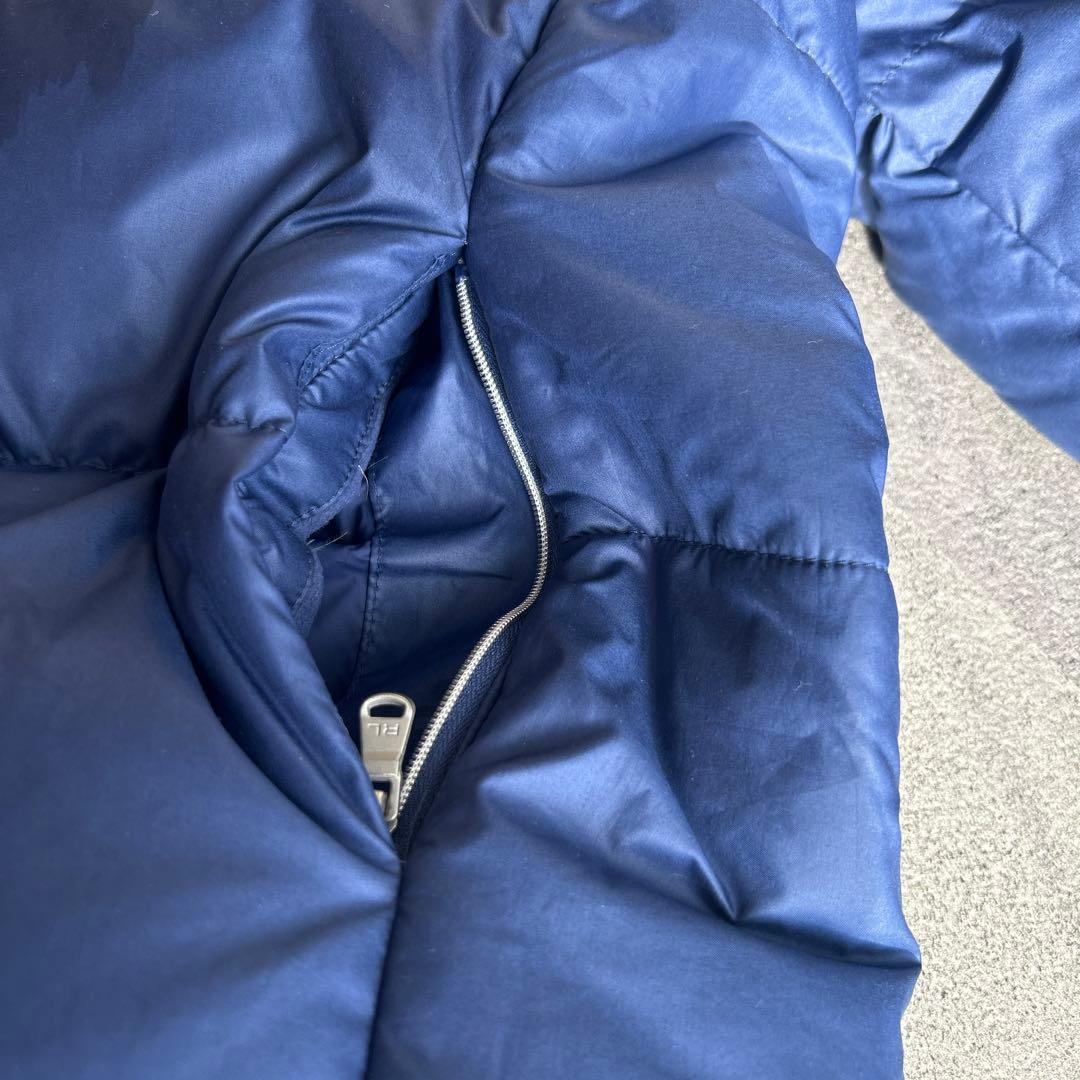 美品✨ポロ ラルフローレン 肉厚 ダウンジャケット ロゴ刺繍 2way 160