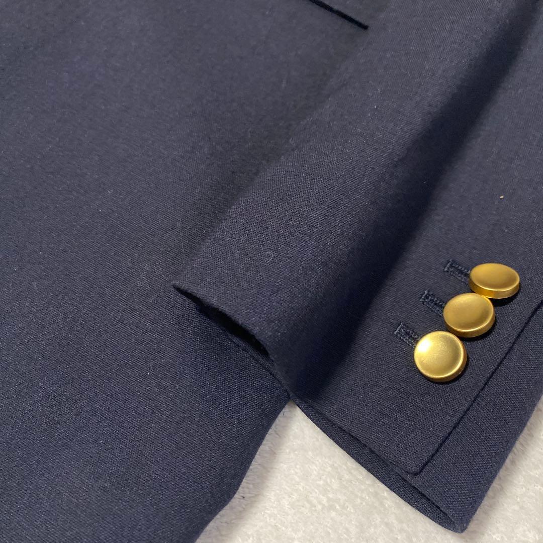 THE NEWHOUSE 金ボタン ダブル ジャケット テーラードジャケット S