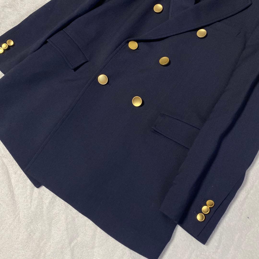 THE NEWHOUSE 金ボタン ダブル ジャケット テーラードジャケット S