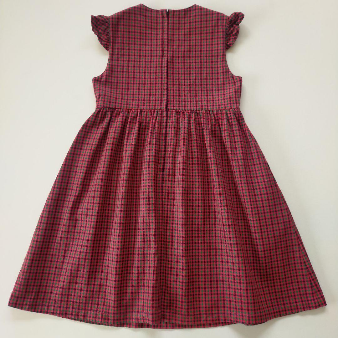 美品★現行品★130cm familiar ファミリア チェックワンピース