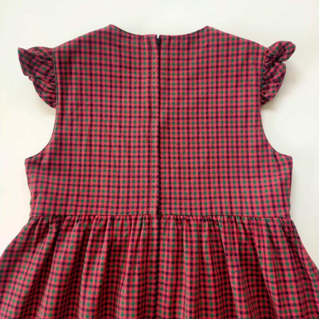 美品★現行品★130cm familiar ファミリア チェックワンピース