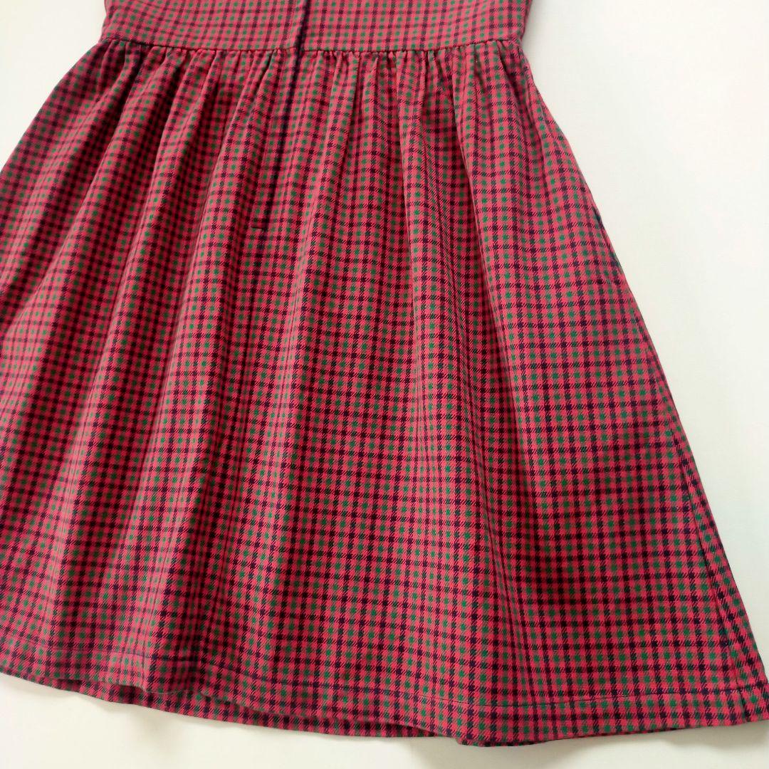 美品★現行品★130cm familiar ファミリア チェックワンピース