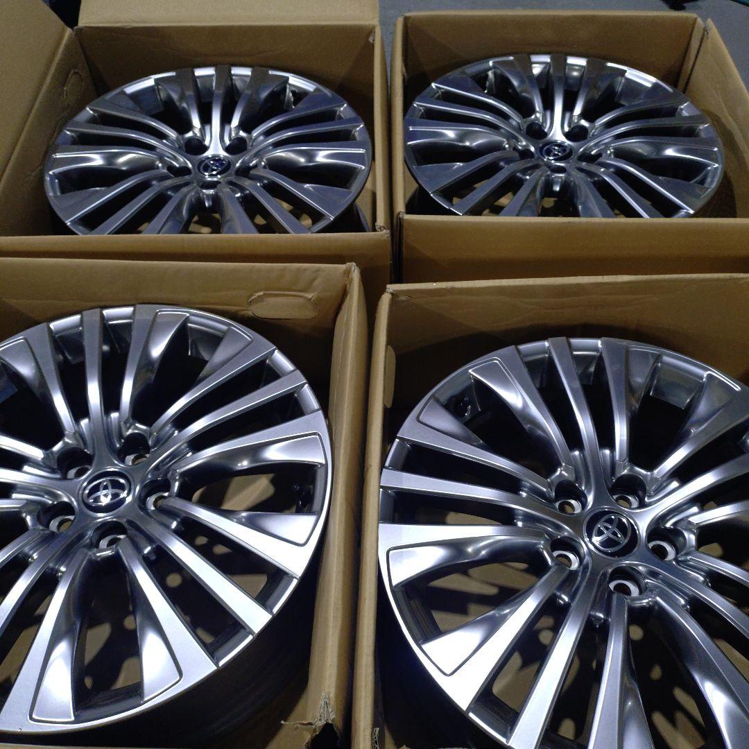 くう80ハリアー 純正19インチAW 使用期間短い ほぼ新車外し