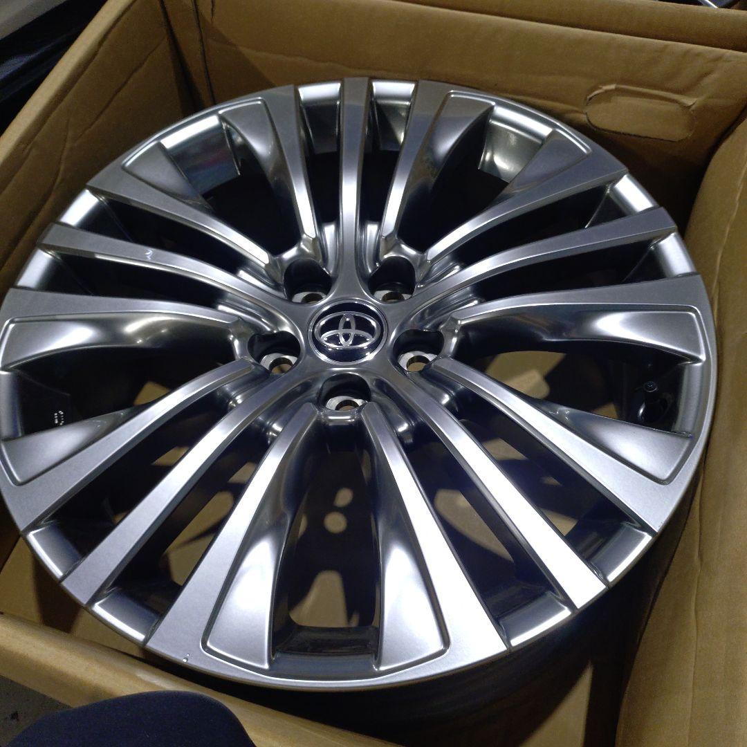 くう80ハリアー 純正19インチAW 使用期間短い ほぼ新車外し