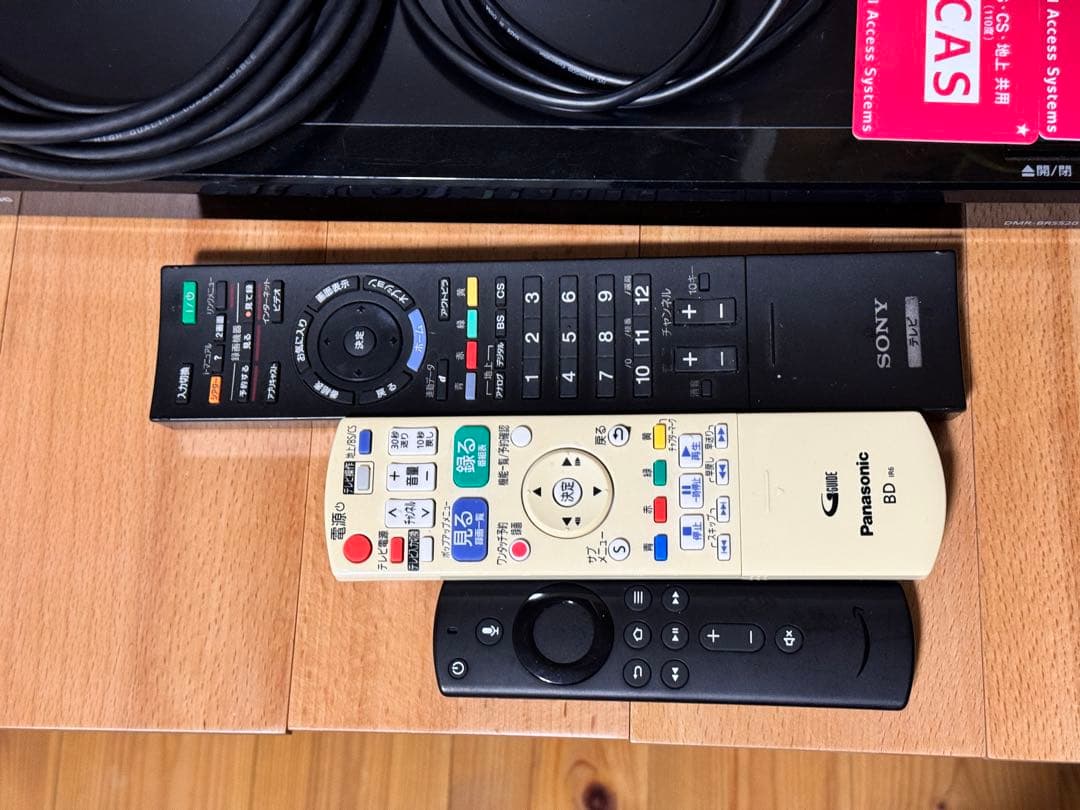 Sonyテレビ+Panasonicブルーレイディスク+Fire TV Stick