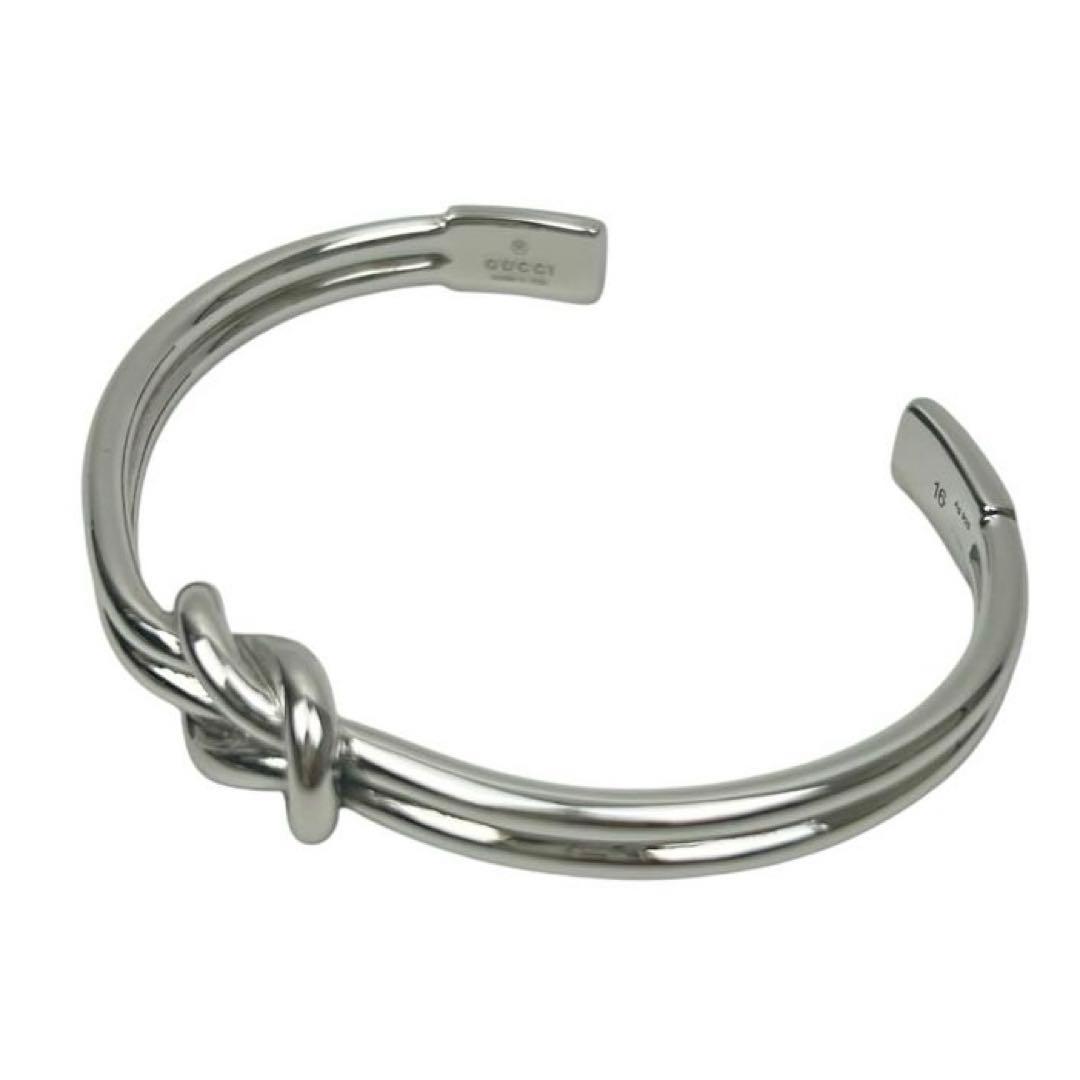 【希少】GUCCI グッチ ノット バングル ブレスレット シルバー 925