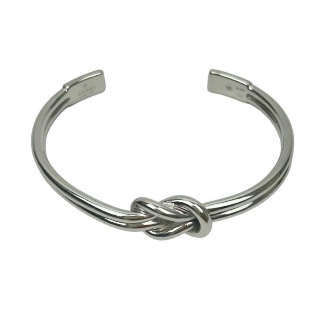 【希少】GUCCI グッチ ノット バングル ブレスレット シルバー 925
