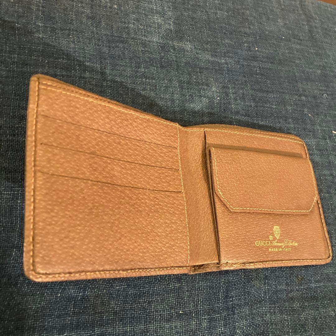 80s GUCCI グッチ　 small wallet 折りたたみ財布