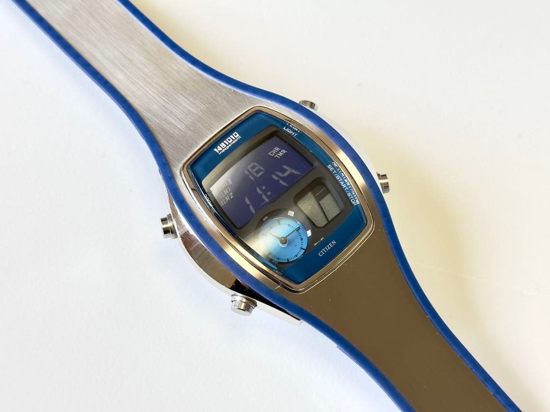 CITIZEN インディペンデント ケンイシイモデル y2kビンテージウォッチ