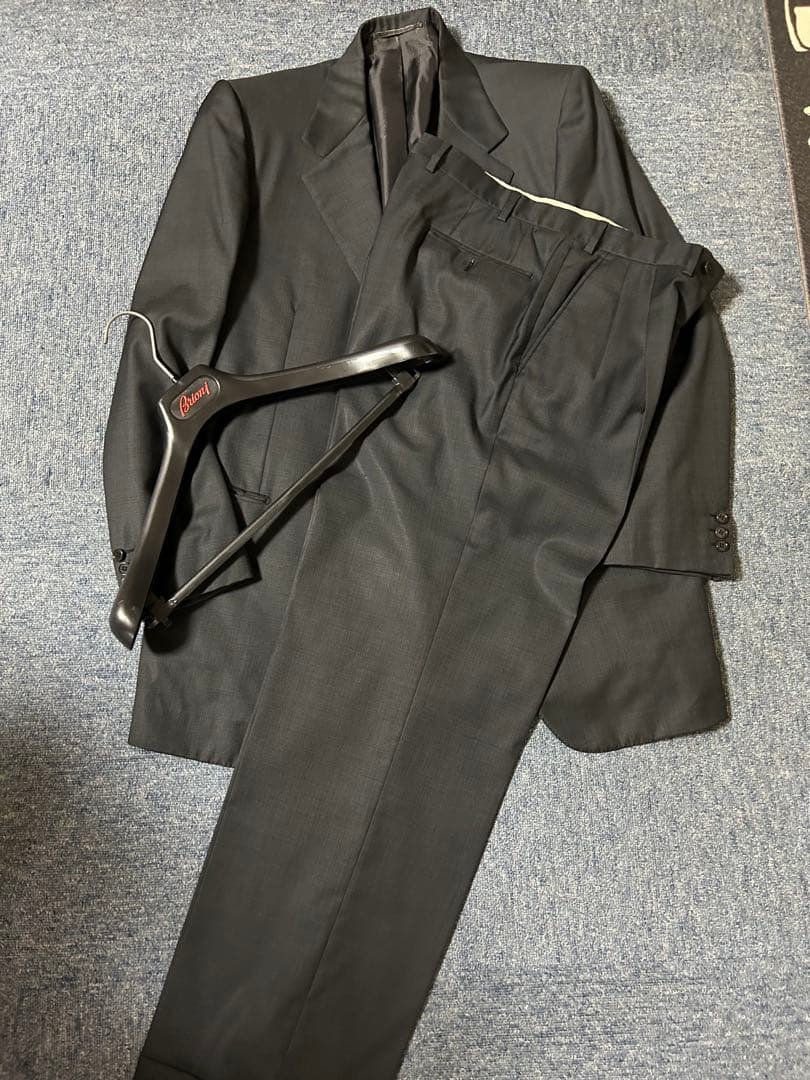 ブリオーニ スーツ サイズ49 Brioni チャコールグレー