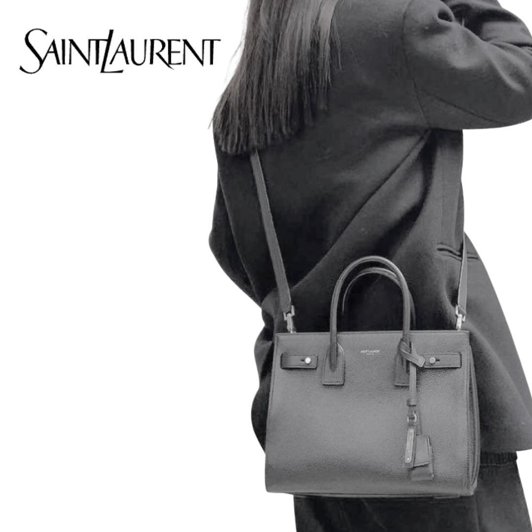 【再出品値引中】サックドジュール　サンローラン　トートバッグ2WAY