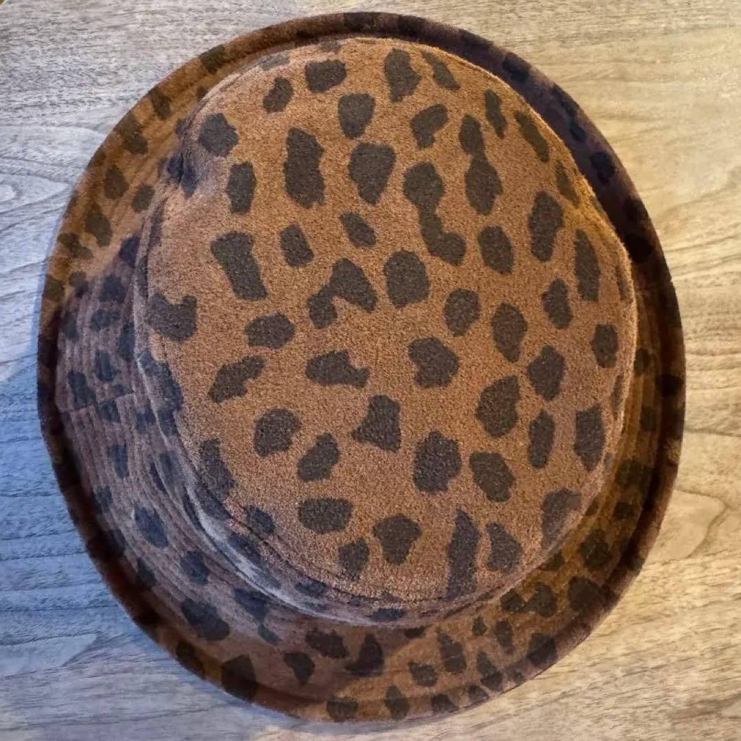 WACKO MARIA レオパードレザーバケットハット