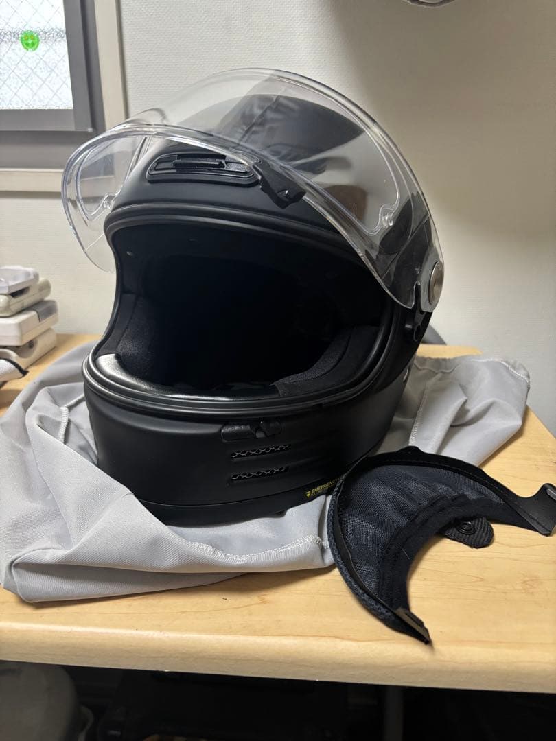 SHOEI フルフェイスヘルメット グラムスター　Lサイズ マットブラック