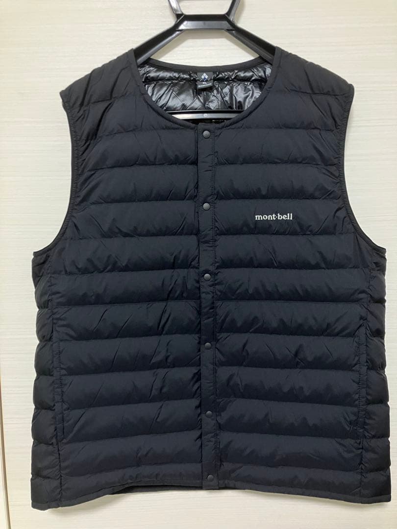 モンベル スペリオダウンラウンドネックベスト XL