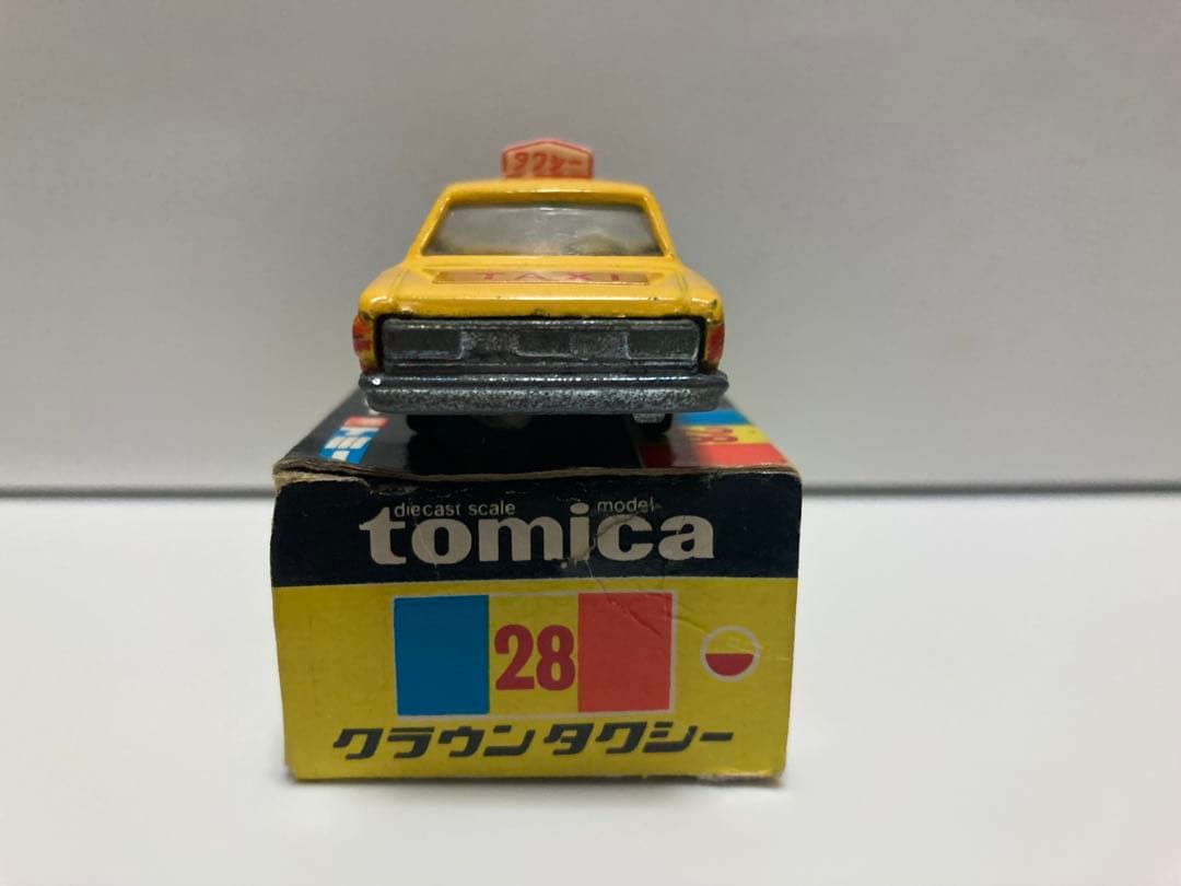 トミカ　日本製　クラウン　タクシー　1Aホイール　色指定箱　当時物