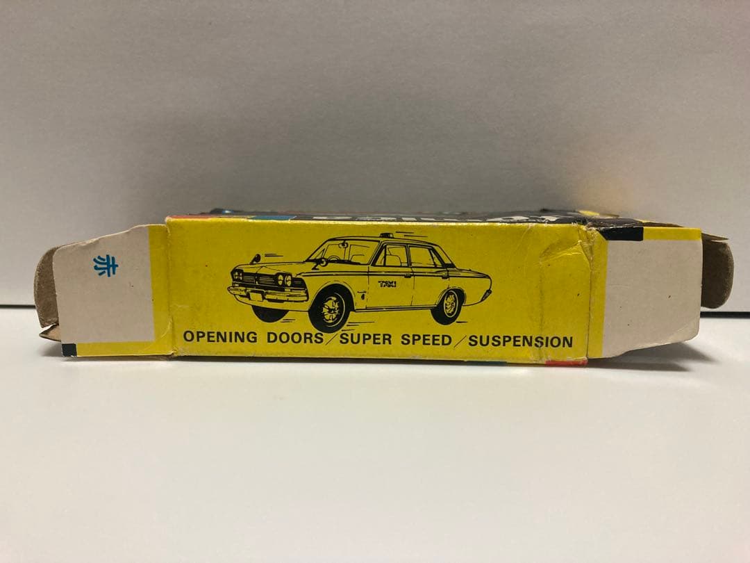 トミカ　日本製　クラウン　タクシー　1Aホイール　色指定箱　当時物