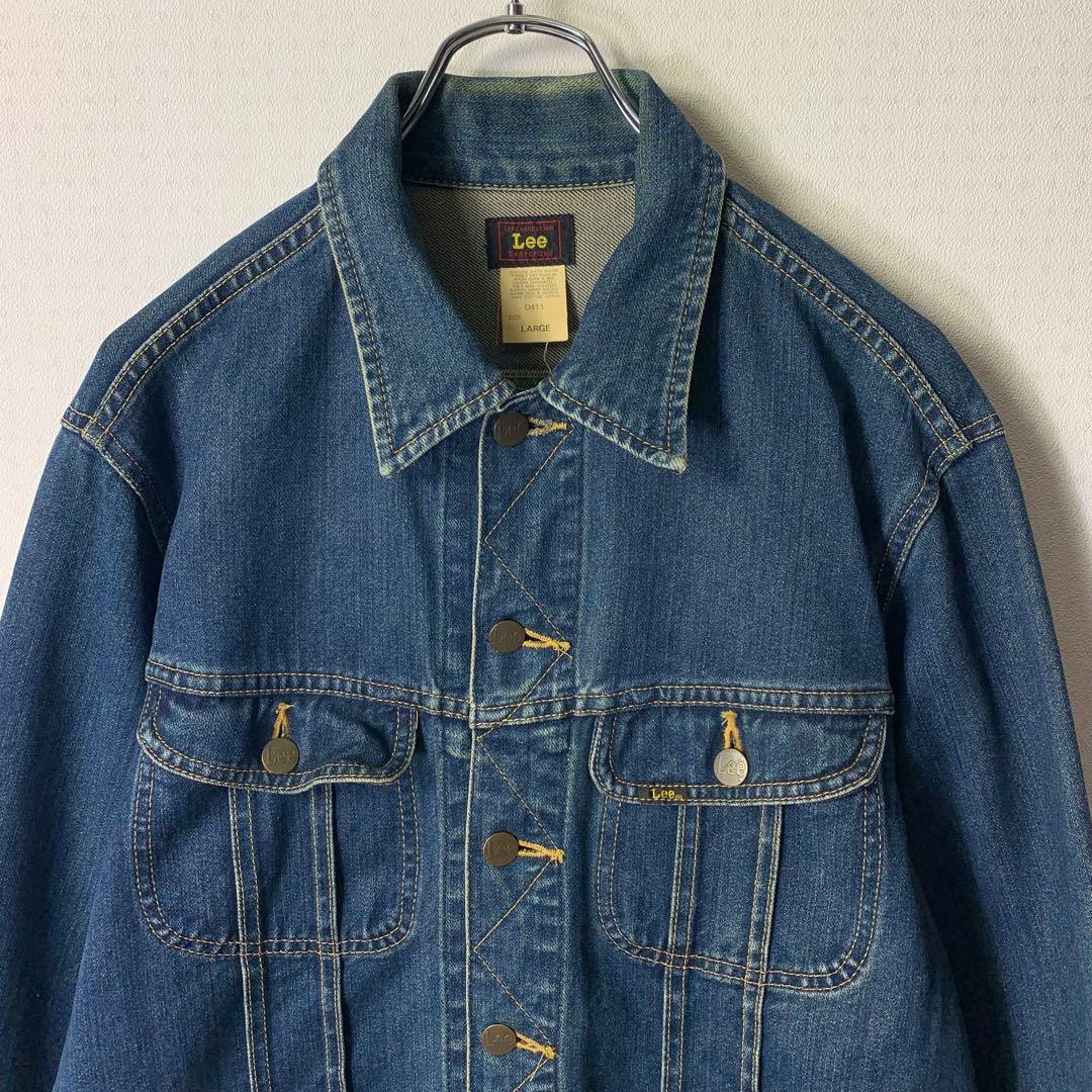 90s Lee 101j復刻 0411 トラッカージャケット L日本製 デニム