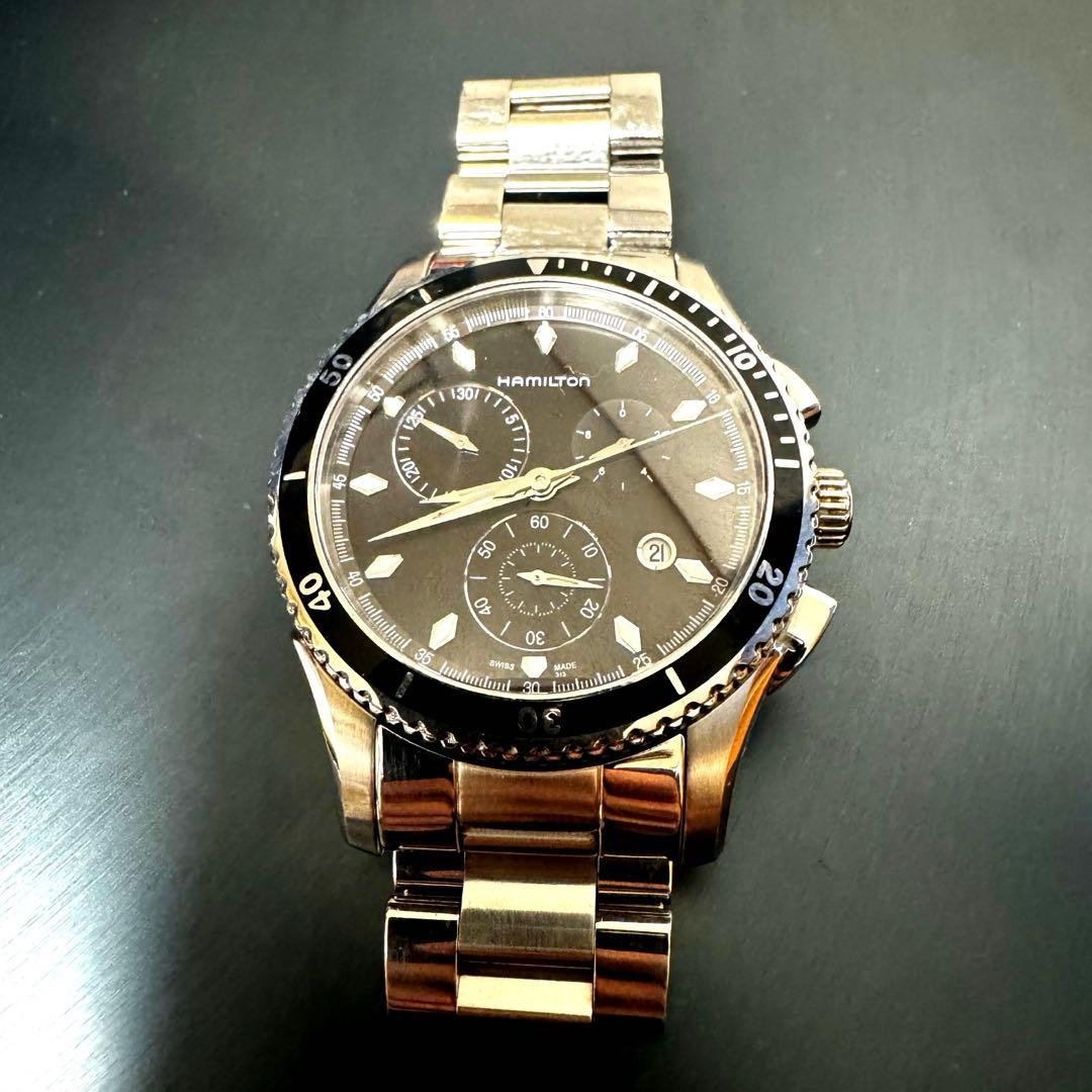 ハミルトン　腕時計　ジャズマスター H375120 クロノグラフ