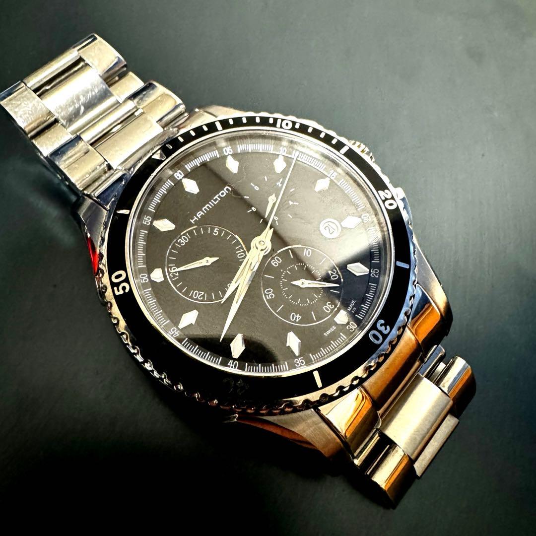 ハミルトン　腕時計　ジャズマスター H375120 クロノグラフ