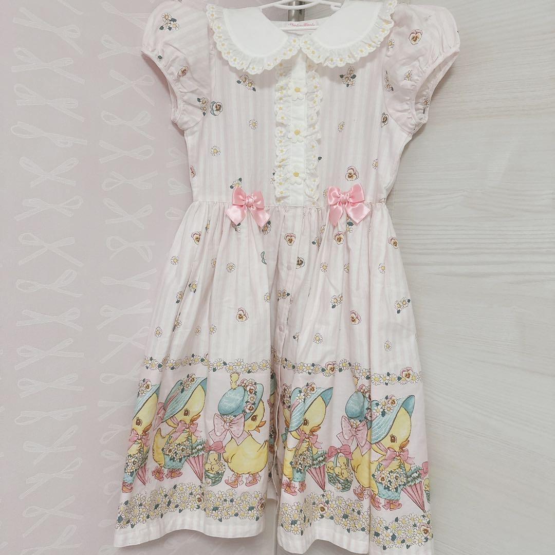 シャーリーテンプル アヒルおでかけワンピース 130