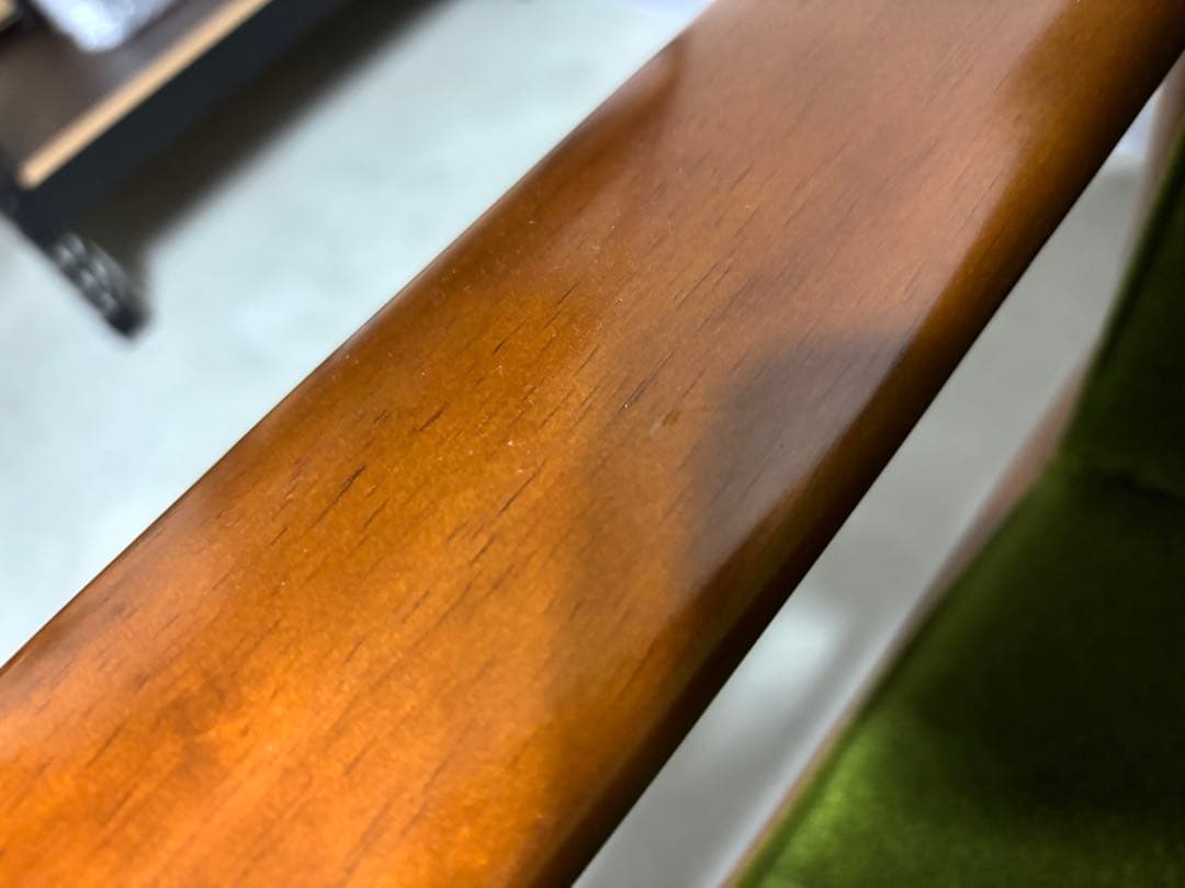 【美品・送料込み】カリモク60 Kチェア モケットグリーン 2シーター