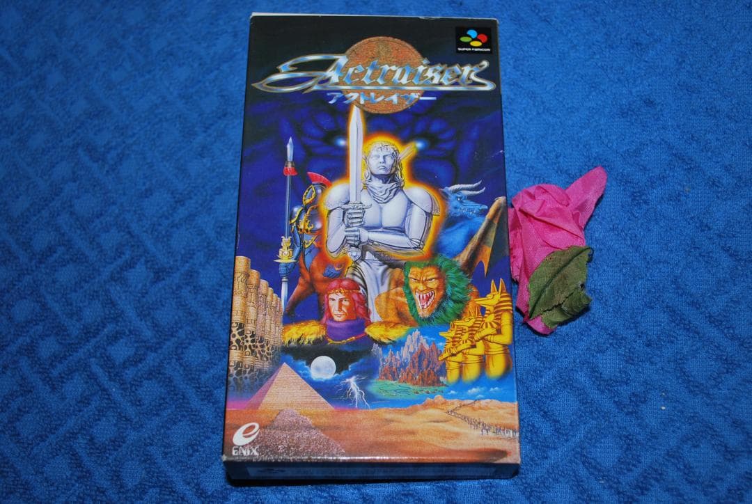 SFCソフト「アクトレイザー」中古動作品の出品です。