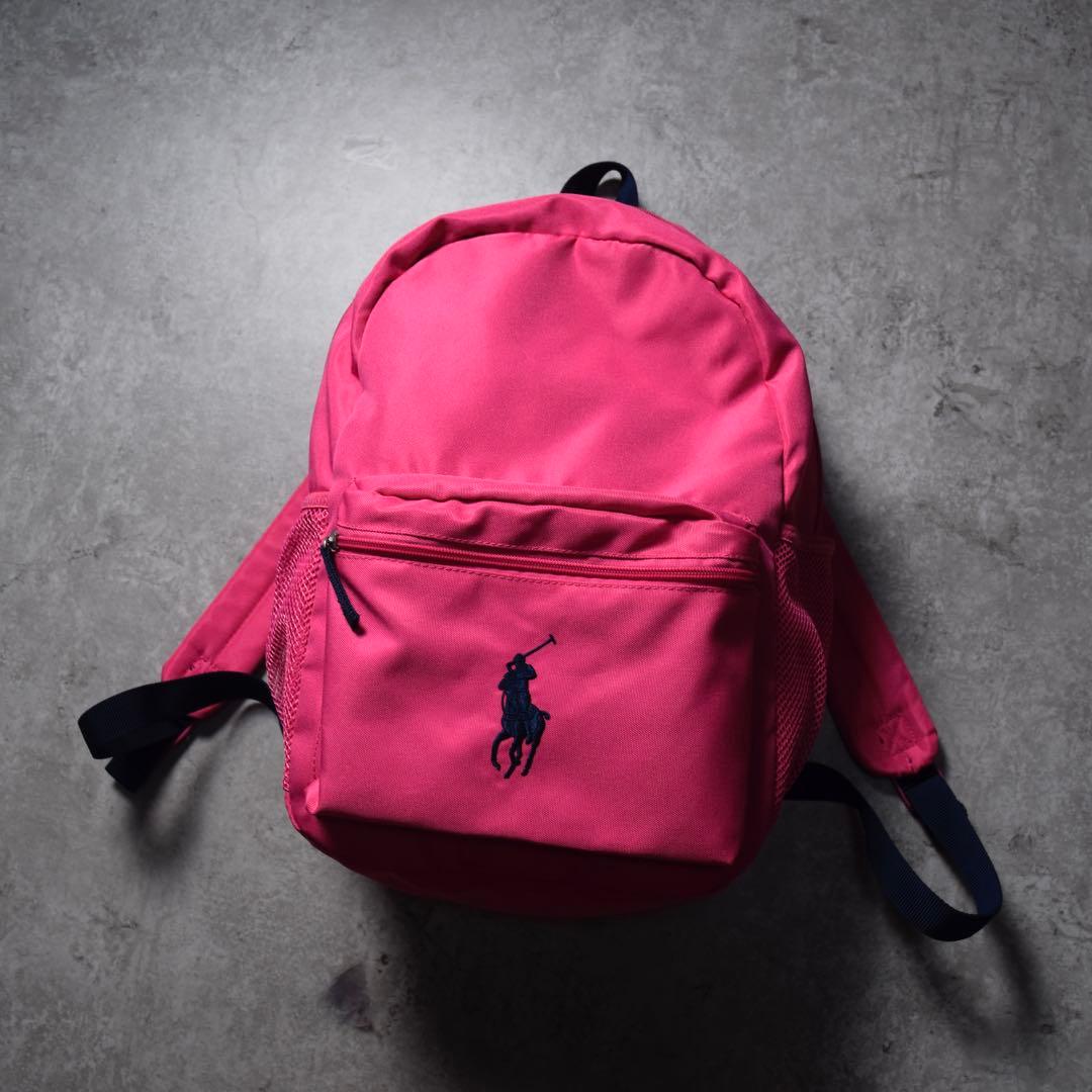 archive ギャル POLO バックパック ピンク ビッグポニー y2k